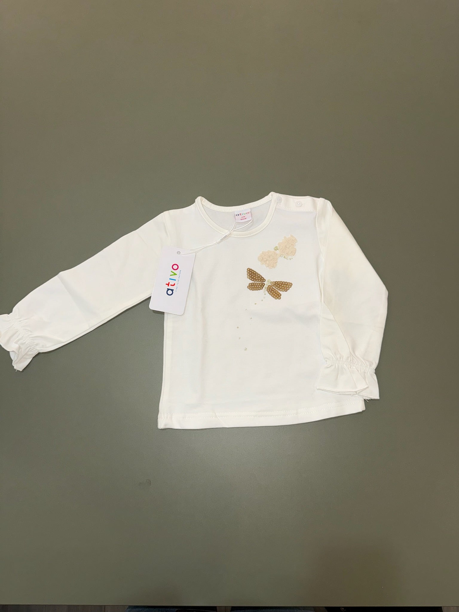 Maglia Cotone Farfalla
