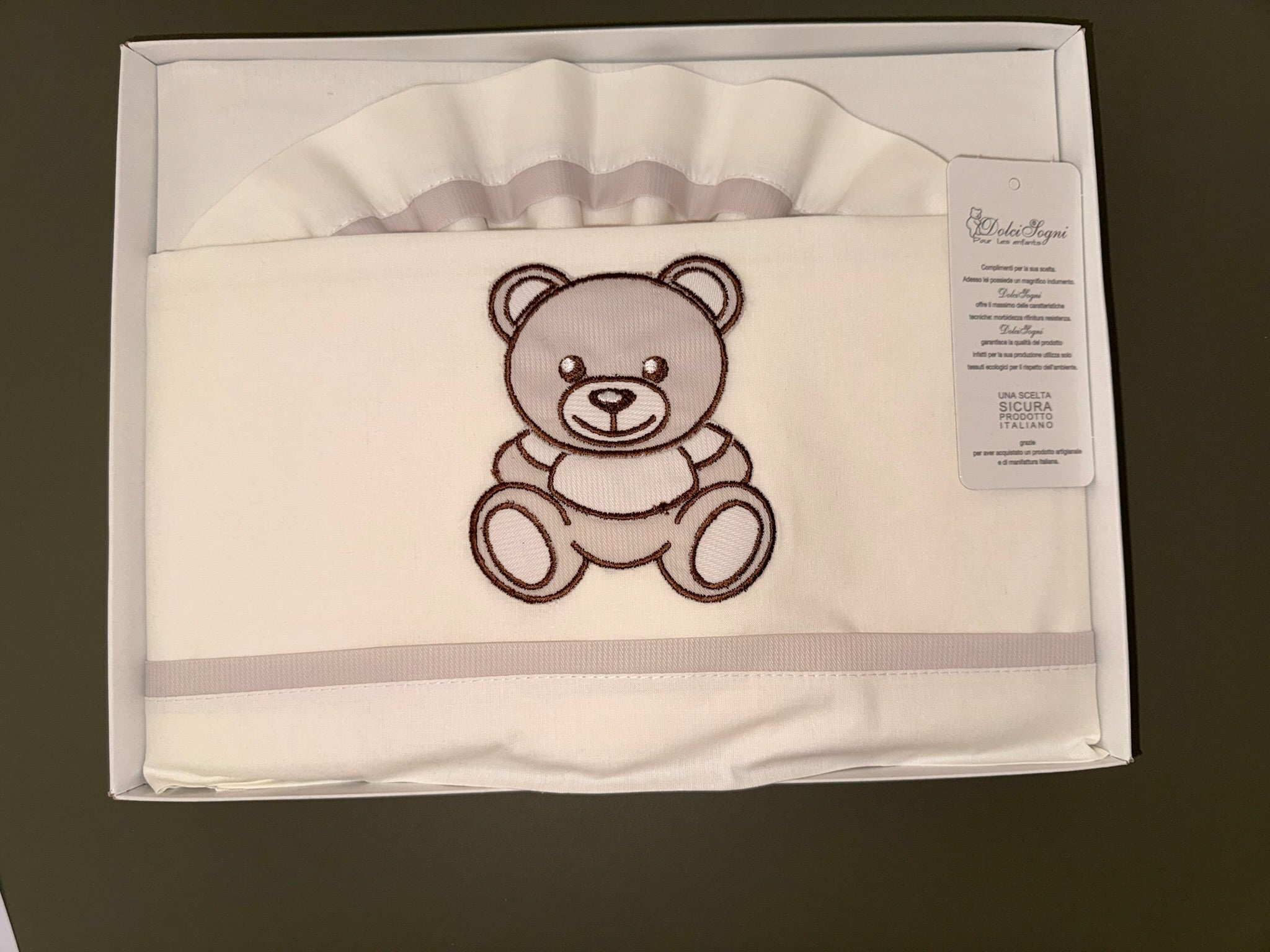Lenzuolino Culla Teddy